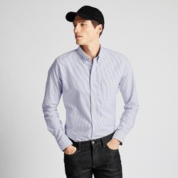 UNIQLO 优衣库 419013 牛津纺条纹衬衫