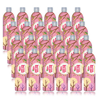 优珍 蜜桃味 乳酸菌发酵风味饮料 果味饮品 500ml*24瓶 塑膜量贩装