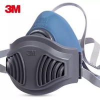 3M 防尘面具防毒口罩面罩 10片滤棉HF-52散装