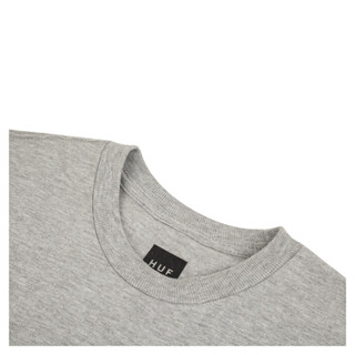 HUF 男士灰色短袖T恤 TS00509-GREY HEATHER-S