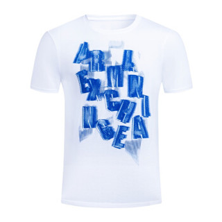 ARMANI EXCHANGE 阿玛尼奢侈品男士针织T恤衫 3GZTGF-ZJA5Z WHITE-1100 M