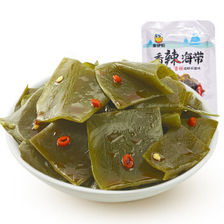 来伊份海带零食小包即食下饭菜香辣海带片250g