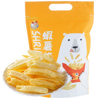 中国台湾 阿民师虾薯条(芝士味)  休闲零食 膨化薯条薯片80g *12件