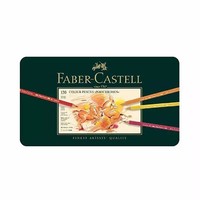 中亚Prime会员：Faber-Castell 辉柏嘉 POLYCHROMOS 110011 炫彩彩色铅笔 120色 金属盒装