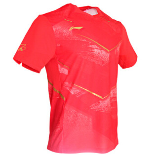 李宁（LI-NING）马龙国乓雅加达亚运会比赛服比赛上衣乒乓球服吸汗透气 柔软舒适AAYN397-1 马龙比赛上衣 2XL