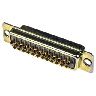 RS Pro欧时 DB25 25 路 面板安装 焊接 D-sub 连接器 插座 RA81048PA00EL01, 750 V 交流/直流, 5A