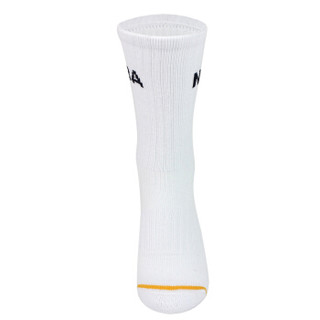 NBA袜子男长筒毛圈加厚棉篮球运动袜子3双装 网眼透气 跑步 白色 均码
