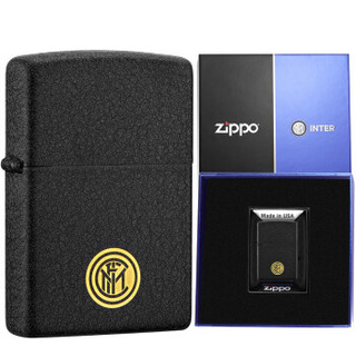 之宝（ZIPPO）打火机 国际米兰联名款-国米黑金 黑裂漆/镭射 ZCBEC-83 煤油防风火机