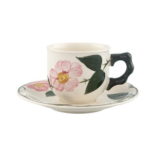 唯宝Villeroy&Boch野玫瑰系列进口茶具骨瓷简约下午茶杯碟套装欧式家用一杯一碟200ml