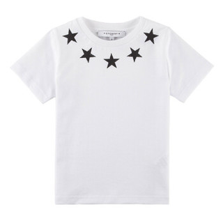 GIVENCHY KIDS 纪梵希 奢侈品童装 男童白色棉质星星短袖T恤 H25095 10B 4A/4岁/102cm