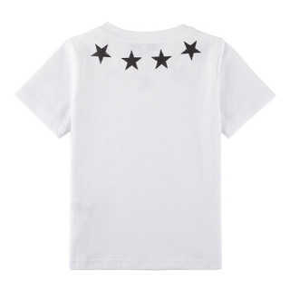 GIVENCHY KIDS 纪梵希 奢侈品童装 男童白色棉质星星短袖T恤 H25095 10B 4A/4岁/102cm