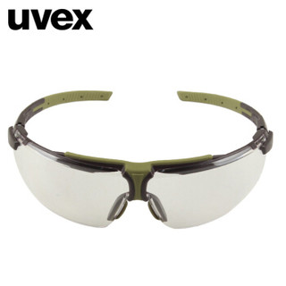 UVEX  9190070  防风眼镜骑行护目镜 防尘防风沙飞溅透明防护眼镜 橄榄色   1副装 定做