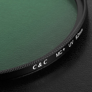 C&C C C&C MC UV镜82mm UV镜 mc uv保护镜 单反佳能 尼康 索尼 相机滤镜 滤光镜 超薄双面多层镀膜无暗角