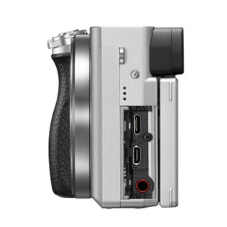 SONY 索尼 Alpha 6100L APS-C画幅 微单相机 银色 E PZ 16-50mm F3.5 OSS 变焦镜头 单头套机