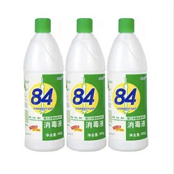 同检乐 84消毒液 500g*3瓶（送手套）