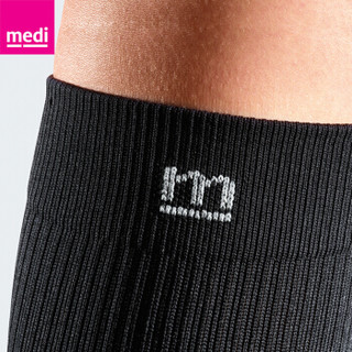 medi迈迪 德国进口 医用二级压力术后治疗型压力袜弹力袜美腿袜男士专用款中筒黑色包趾 XL