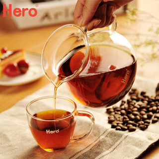 Hero十瓣花咖啡滤杯手冲咖啡壶过滤器 手冲滴滤杯 手冲咖啡壶套装