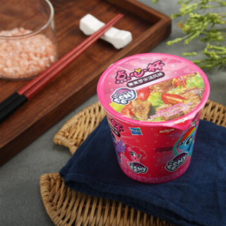 日清 方便面 点心杯 美美罗宋汤风味 52g*12杯整箱装