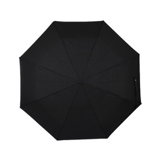 BURBERRY 巴宝莉 男士黑色聚酯纤维古典黄色格纹折叠雨伞 80057061