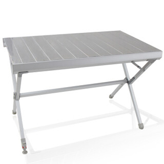 喜马拉雅 铝合金折叠桌 户外便携宣传桌自驾游露营桌野营桌子展业桌 氧化本色HF9519