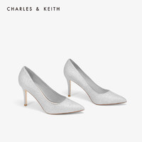 限尺码：CHARLES＆KEITH CK1-60361168 尖头细跟高跟鞋