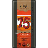 Vivani 薇梵尼 75%可可黑巧克力 10盒*80g
