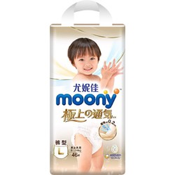 moony 极上通气系列 婴儿拉拉裤 L46片 *2件