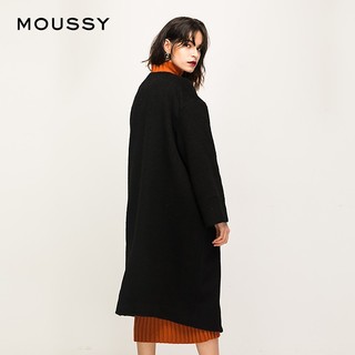 MOUSSY 010BAS30-7730 女士宽松长款毛呢外套