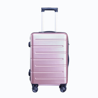 咔米嗒（KAMIDA）拉杆箱24英寸男女商务行李箱休闲旅行箱 拉丝黑灰bag1801259