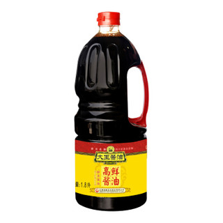 大王 高鲜酱油1.8L 头道生抽酿造酱油 新希望集团出品