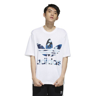 阿迪达斯 ADIDAS 三叶草 男子 经典系列 SSL TEE CAMO OS 运动 T恤 DX4204 L码