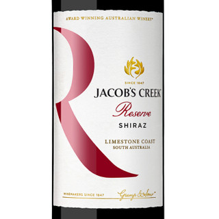澳大利亚进口红酒 杰卡斯（Jacob's Creek）西拉珍藏系列巴罗萨干红葡萄酒 750ml*6 整箱装