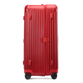 菲萝迪Ferducci加厚拉杆箱万向轮28英寸超大容量行李箱ins旅行箱 F819喜庆红