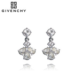 Givenchy/纪梵希 FLOATER系列玫瑰 施华洛世奇人造水晶女士耳坠