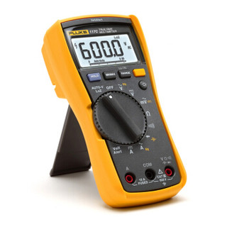 福禄克（FLUKE）F117C 紧凑型真有效值数字万用表 交直流电压电流测量 带电压报警功能 多用表 仪器仪表