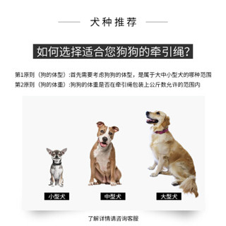 L&H乐活复古民族系列TH背带套装项圈马鞍式胸背柯基雪瑞纳柴犬牵引绳遛狗狗链子-中型犬适用（迷彩绿）L