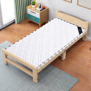 L&S 床垫棕垫 单人床垫子硬棕垫3E环保椰棕垫 5cm白针织1.9*1m