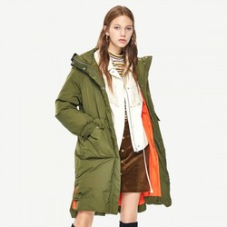 URBAN REVIVO YL39S1KS2000 女士长款羽绒服