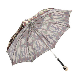 Pasotti 葩莎帝 中性奢华系列迷彩聚酯纤维骷髅手杖式雨伞遮阳伞 MLX27