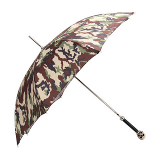 Pasotti 葩莎帝 中性奢华系列迷彩聚酯纤维骷髅手杖式雨伞遮阳伞 MLX27