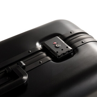 ITO 拉杆箱25英寸旅行箱 时尚登机箱行李箱静音万向轮男女密码箱 CLASSIC 升级款 磨砂黑色