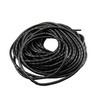 电线包线缠绕管理线管黑色白色收纳绕线带埋线器缠绕管20mm黑色 2.5米/卷