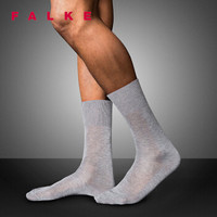 FALKE 德国鹰客 No. 9 Pure Fil Gentlemen棉豪华商务中筒男袜 浅灰色light grey melange 39-40 14651-3390