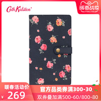 Cath Kidston2019冬季新款温伯恩玫瑰印花女士长款旅行便携钱包 *3件