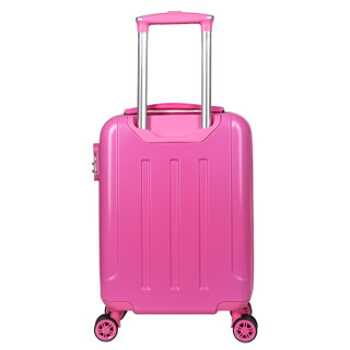 Disney 迪士尼 18英寸儿童拉杆箱 小学生行李箱登机箱万向轮旅行箱密码箱 TGMB0234C玫红