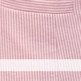 维迩旎 2019秋季新款女装新品七分袖条纹小西装女短款外套 zx0E061-883 粉色 S