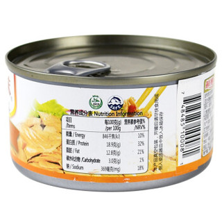 鲜得味 金枪鱼 鱼罐头 方便速食罐头 黄豆油浸180g*2罐