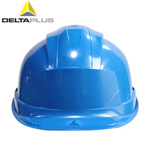 代尔塔（Deltaplus）102008石英3型PP安全帽8点内衬建筑工地 蓝色1顶（不含下颌带） 定做