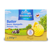 欧德堡 Oldenburger 欧德堡 黄油（咸味）250G 动物黄油 德国原装进口烘焙原料