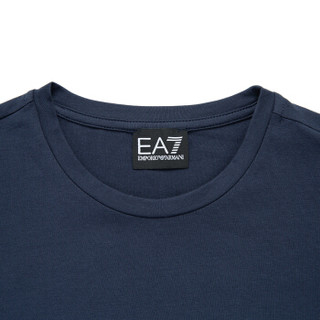 EA7  EMPORIO ARMANI 阿玛尼奢侈品19春夏新款男士针织T恤衫 3GPT01-PJ03Z NAVY-1554 S